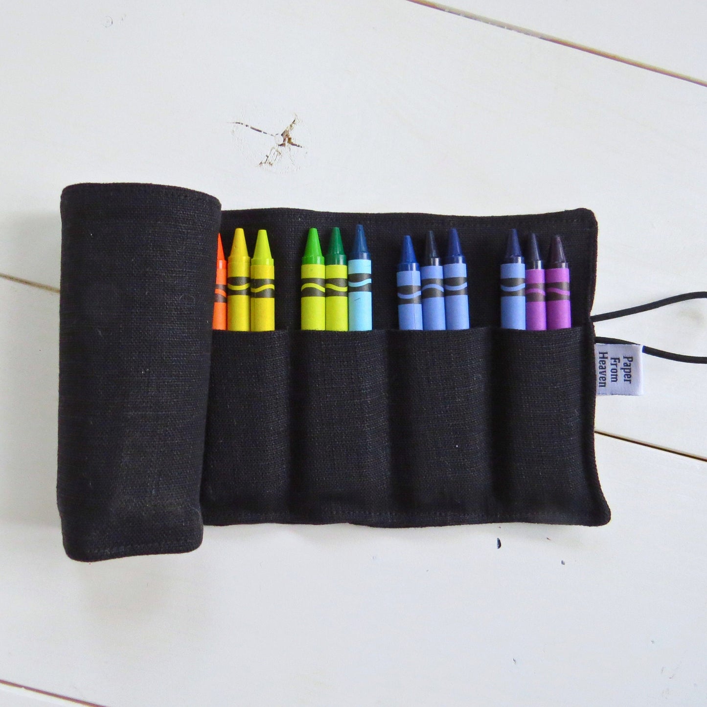 Black Crayon Holder