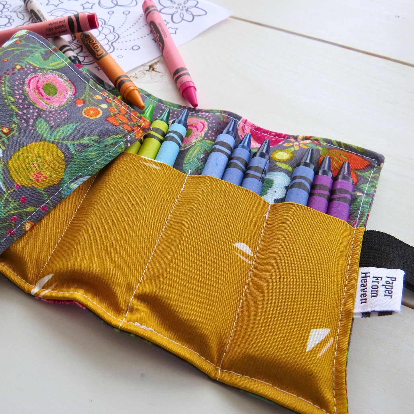 Flower Crayon Holder • Budquette Nightfall