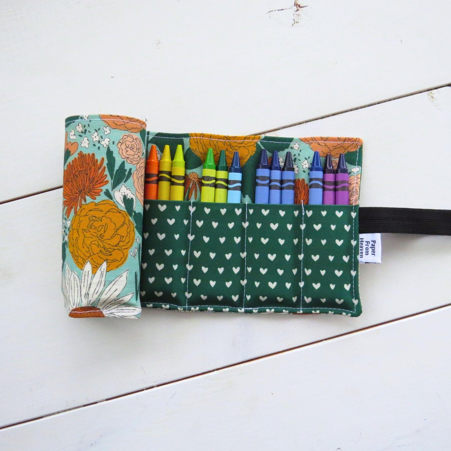 Girls Crayon Roll • Juliet Flora