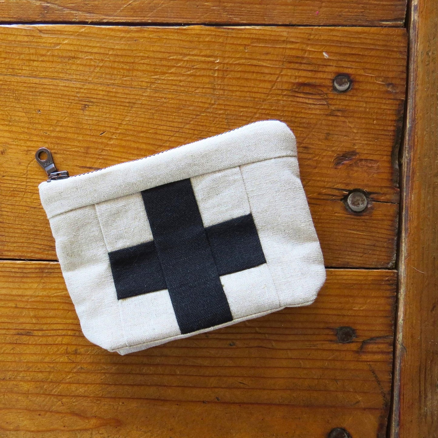 Mini Cream First Aid Kit • Black Cross