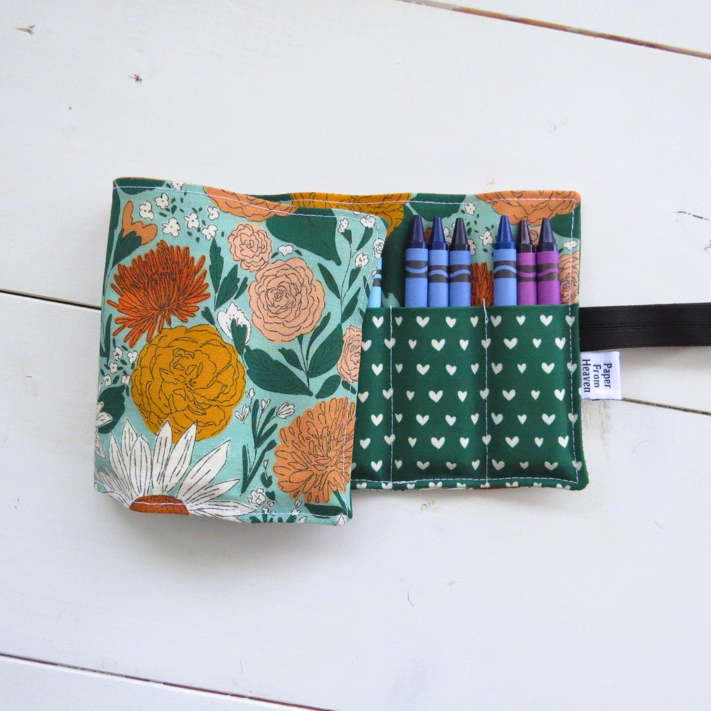 Girls Crayon Roll • Juliet Flora