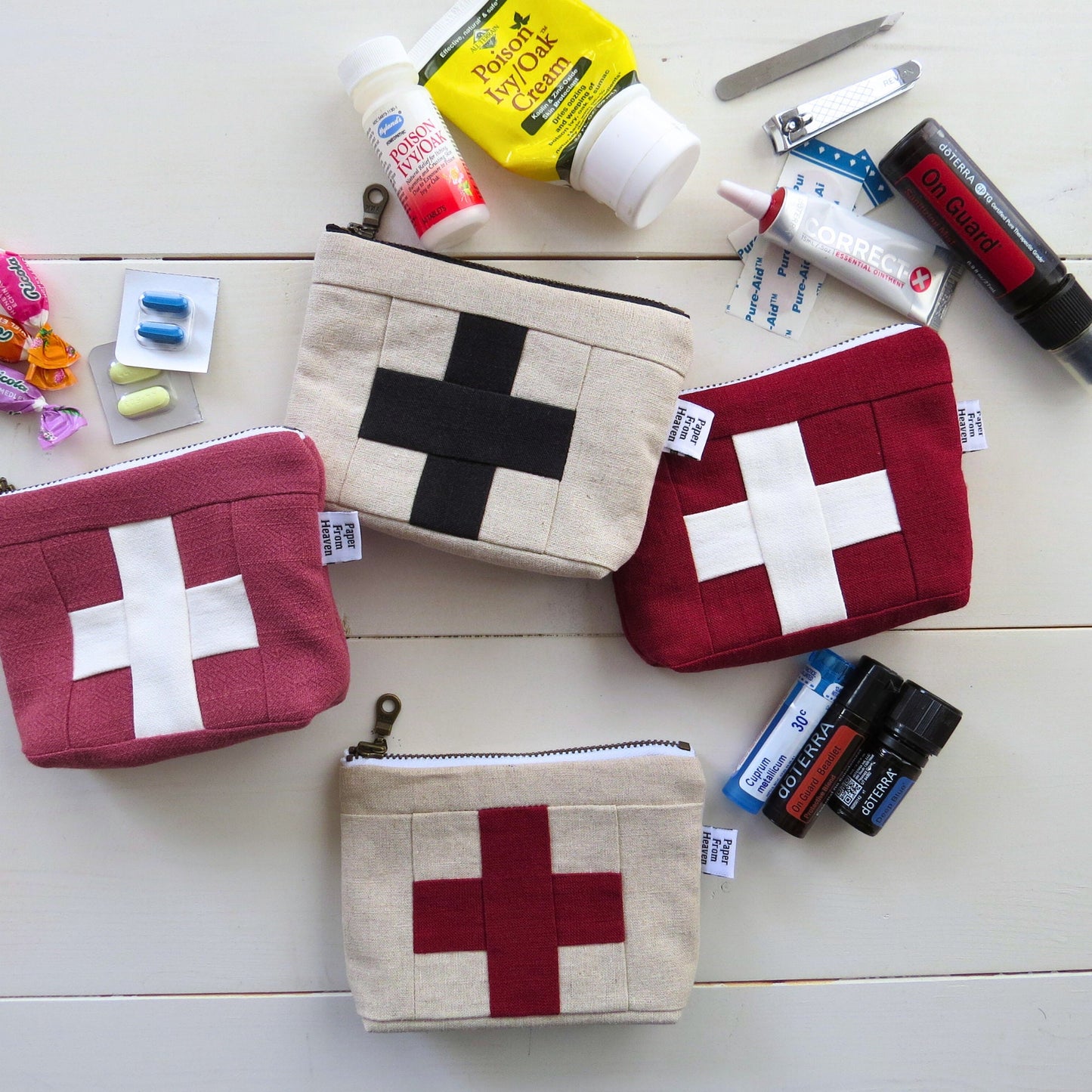 Mini Cream First Aid Kit • Red Cross
