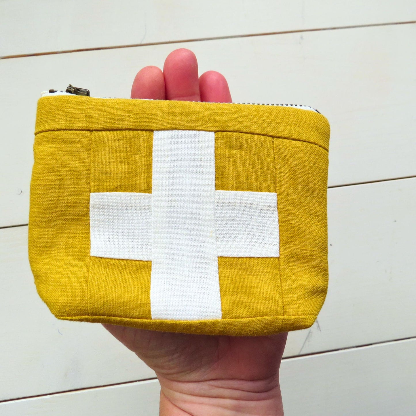 Mini Yellow First Aid Kit • White Cross
