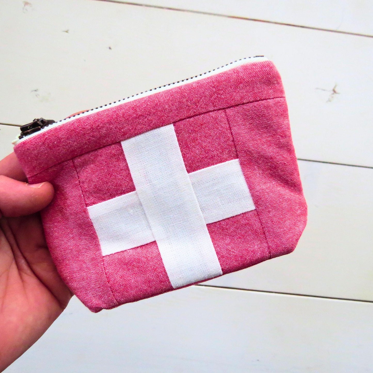 Mini Pink First Aid Kit • White Cross