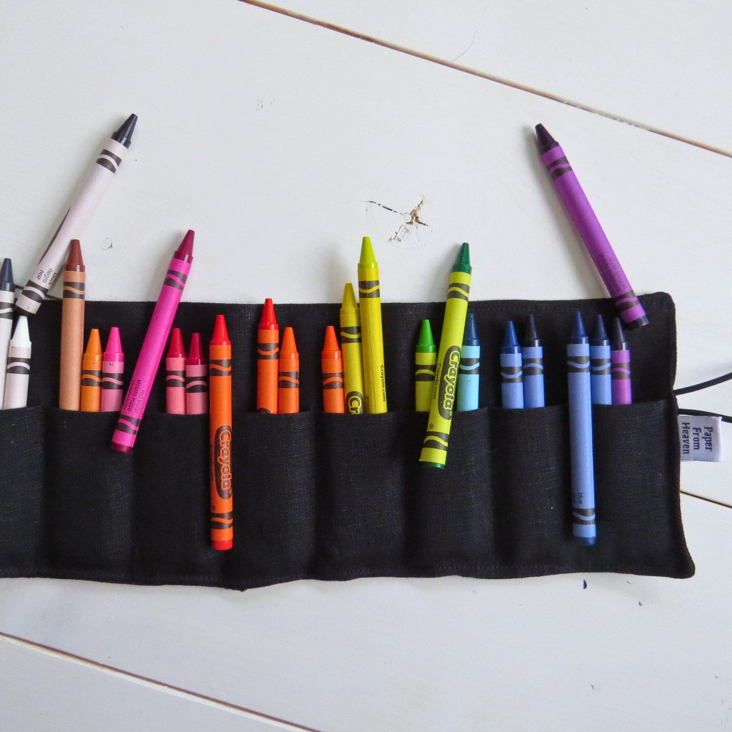 Black Crayon Holder