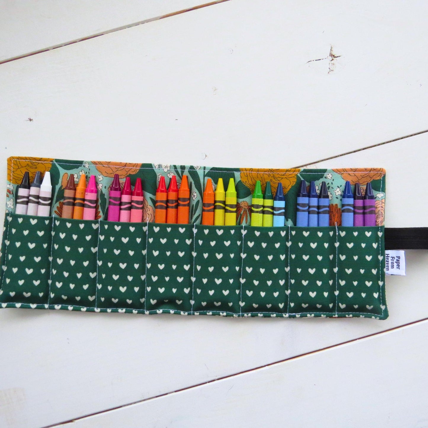 Girls Crayon Roll • Juliet Flora