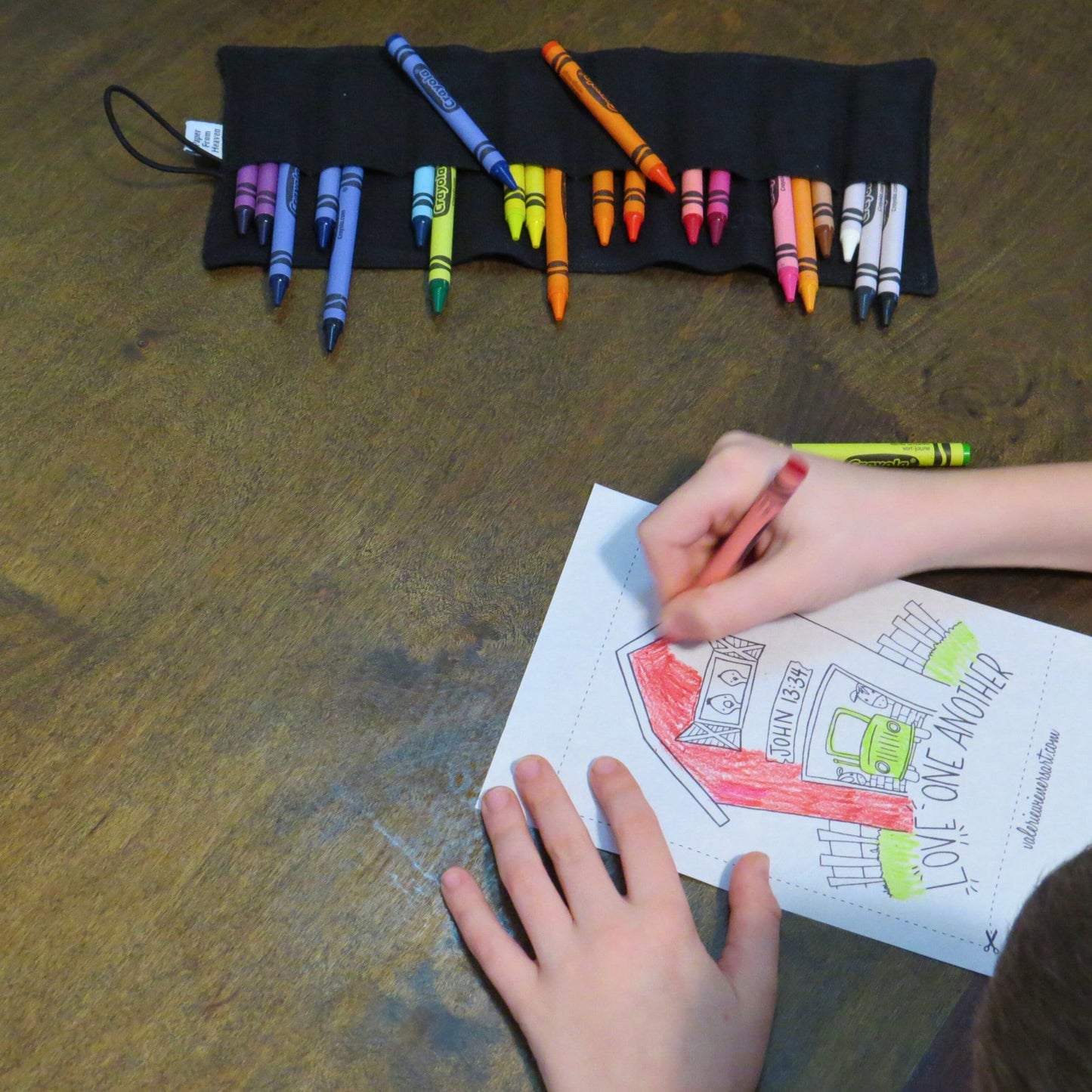 Black Crayon Holder