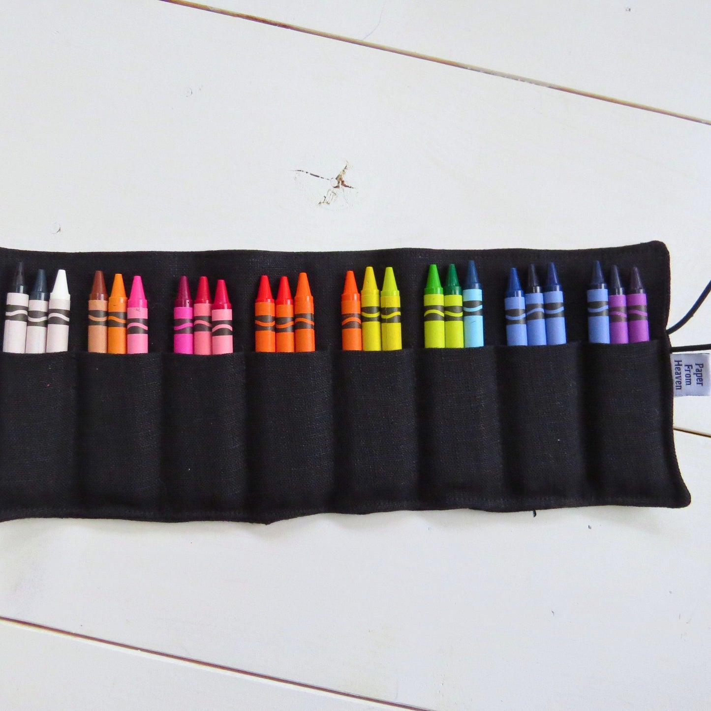 Black Crayon Holder