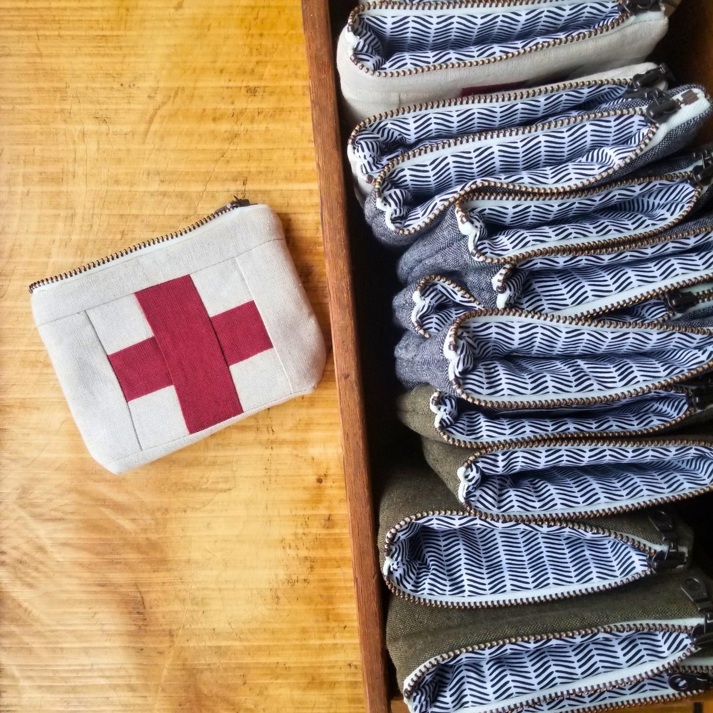 Mini Cream First Aid Kit • Red Cross