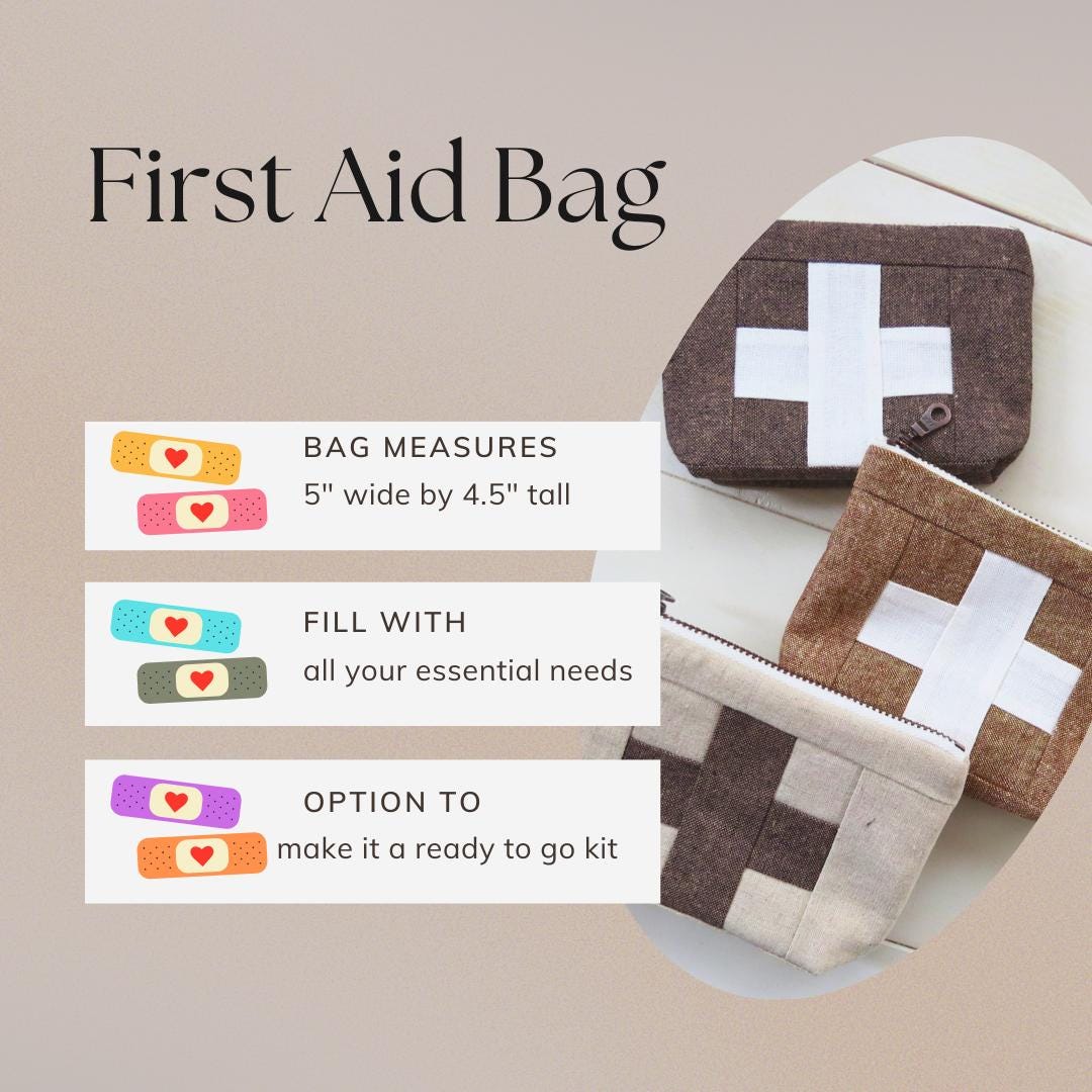 Mini Yellow First Aid Kit • White Cross