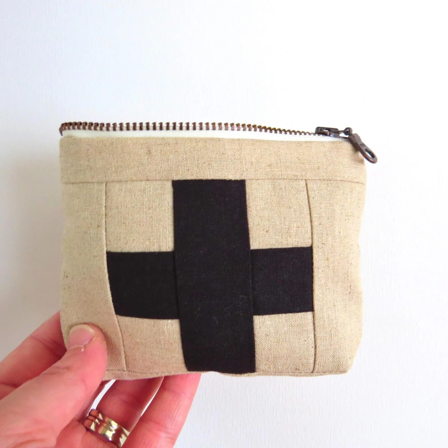 Mini Cream First Aid Kit • Black Cross
