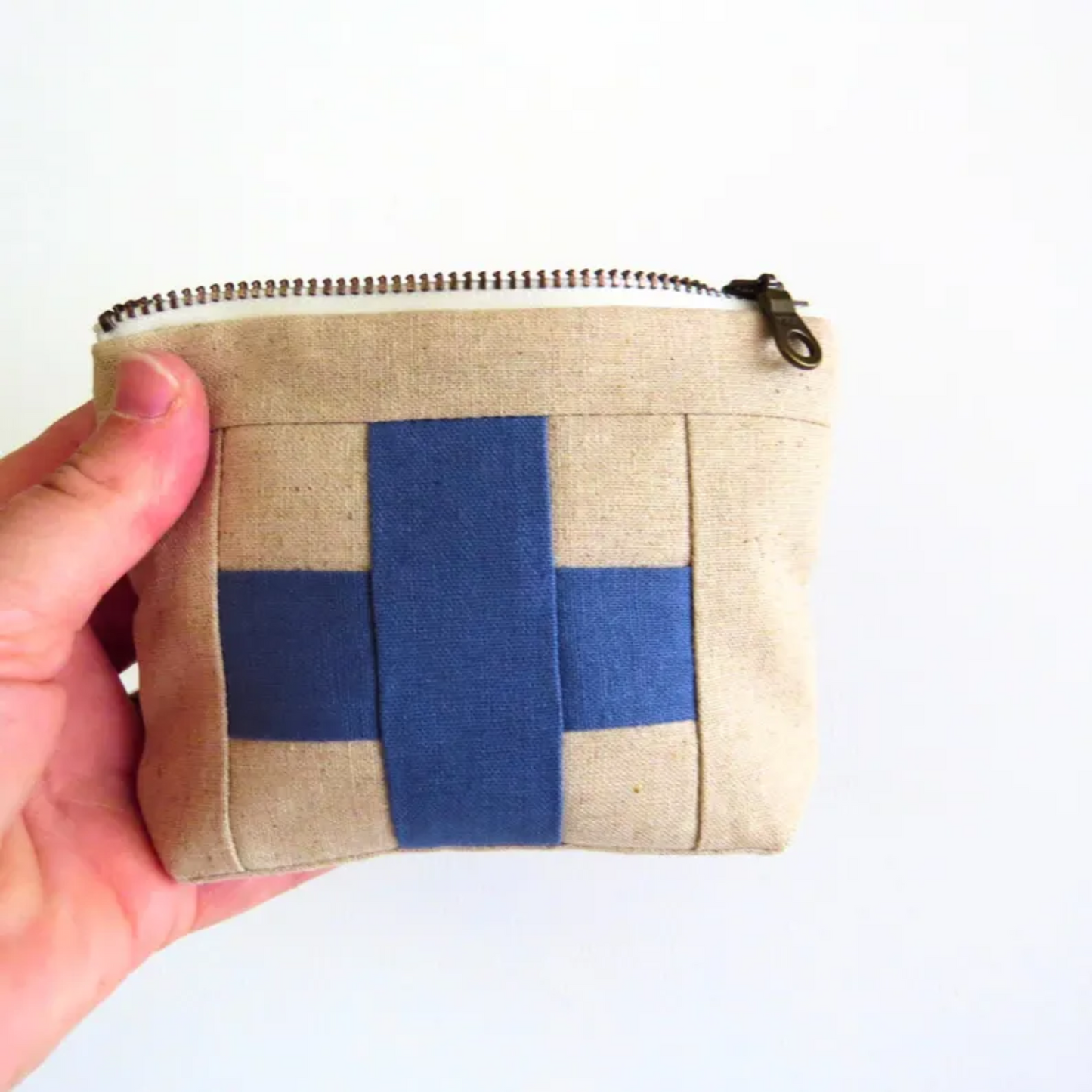 Mini Cream First Aid Kit • Cadet Blue Cross