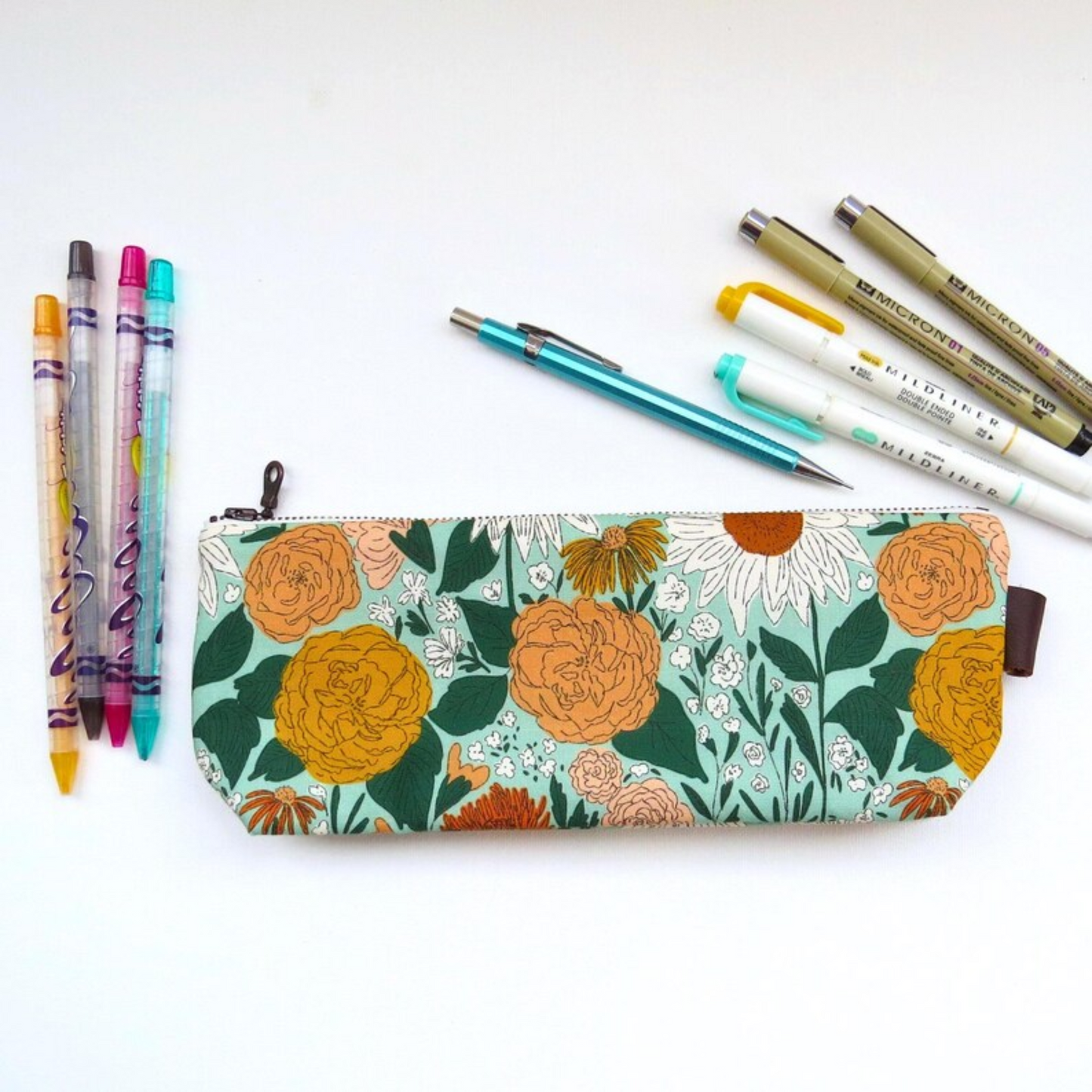 Daisy Pencil Case -Juliet Flora