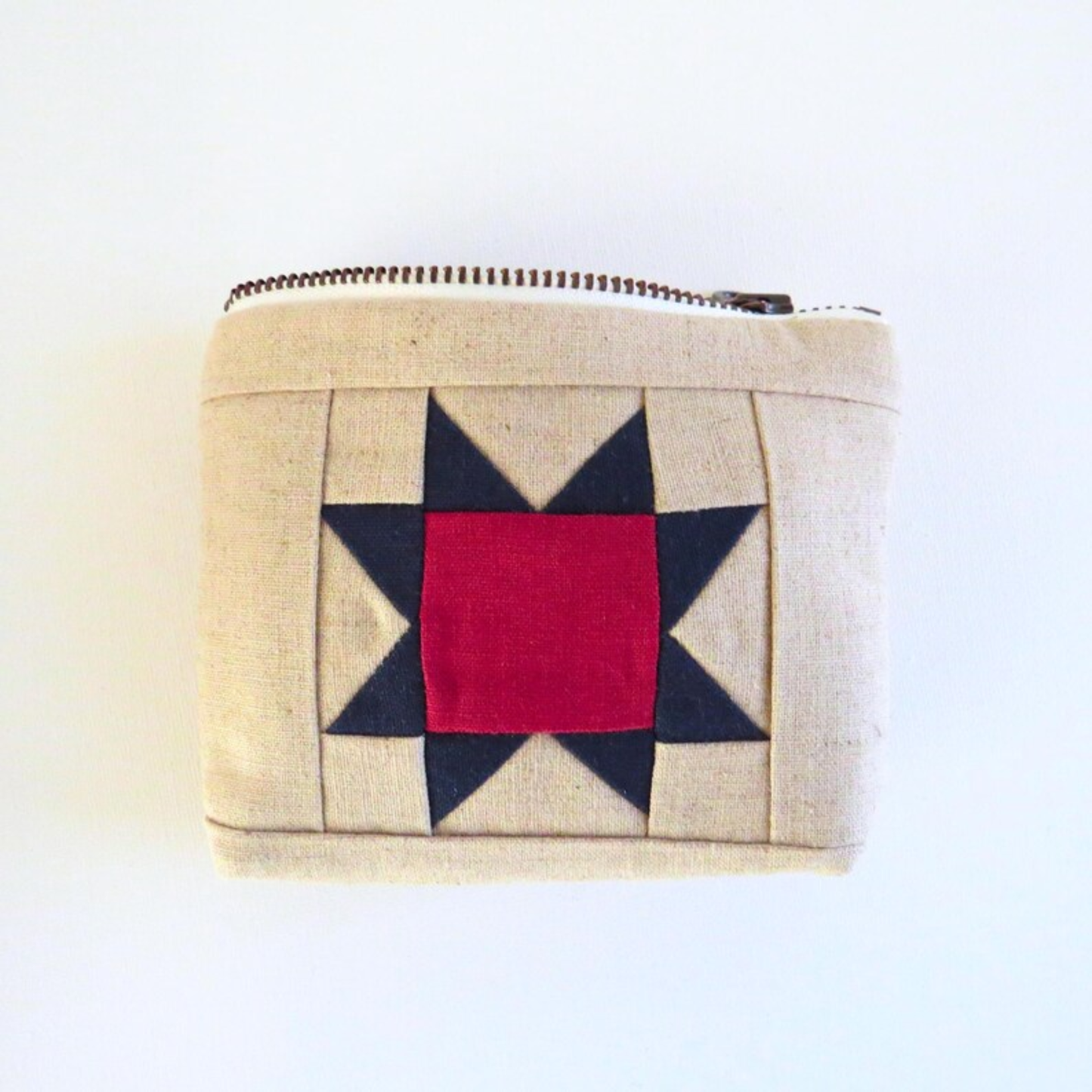 Liberty Sawtooth Star Zipper Pouch