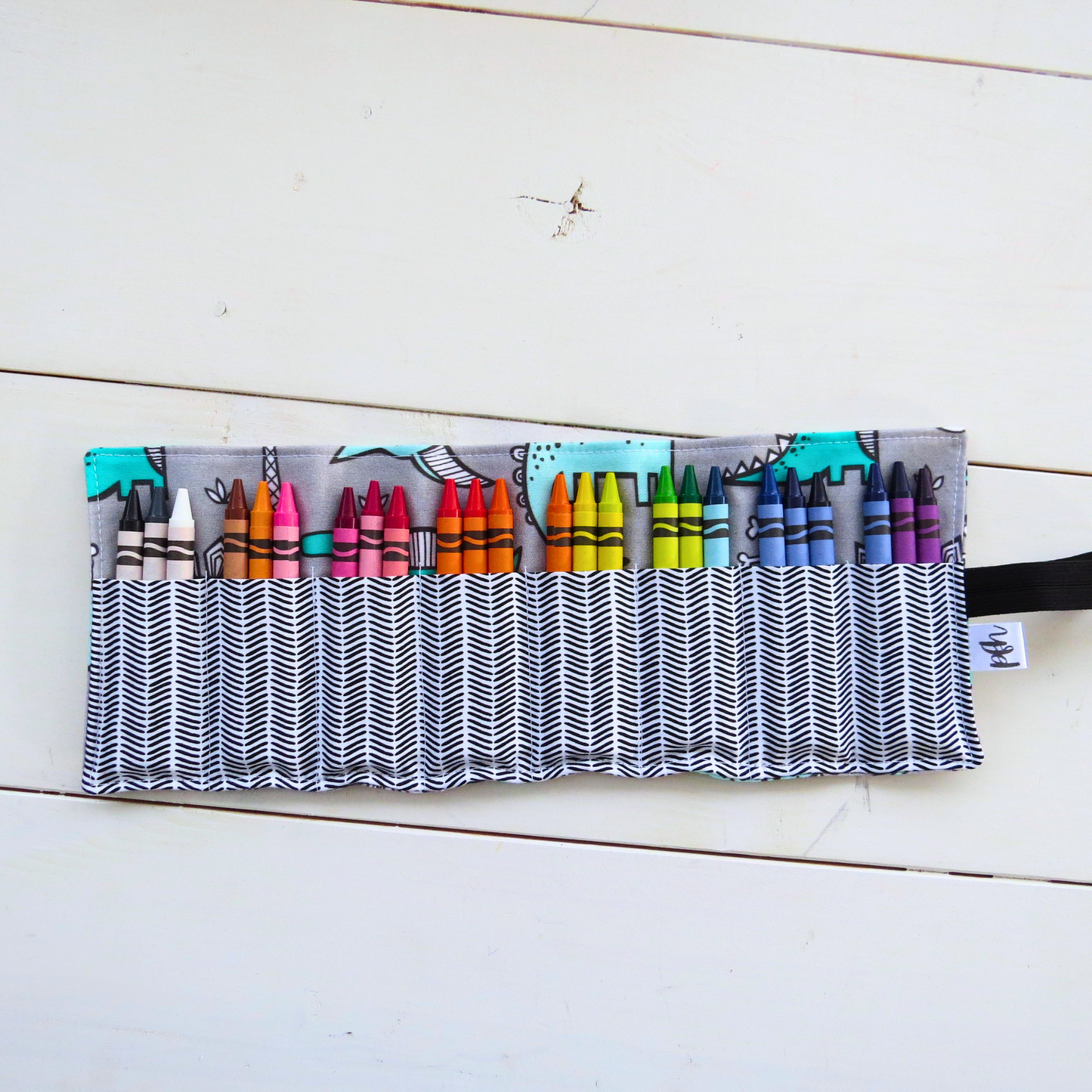 Dinosaur Crayon Roll - Dino