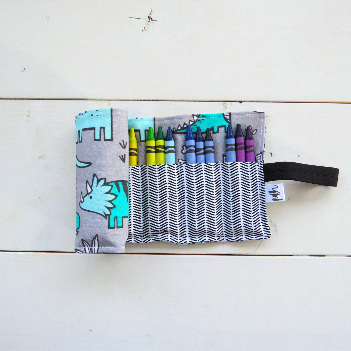 Dinosaur Crayon Roll - Dino