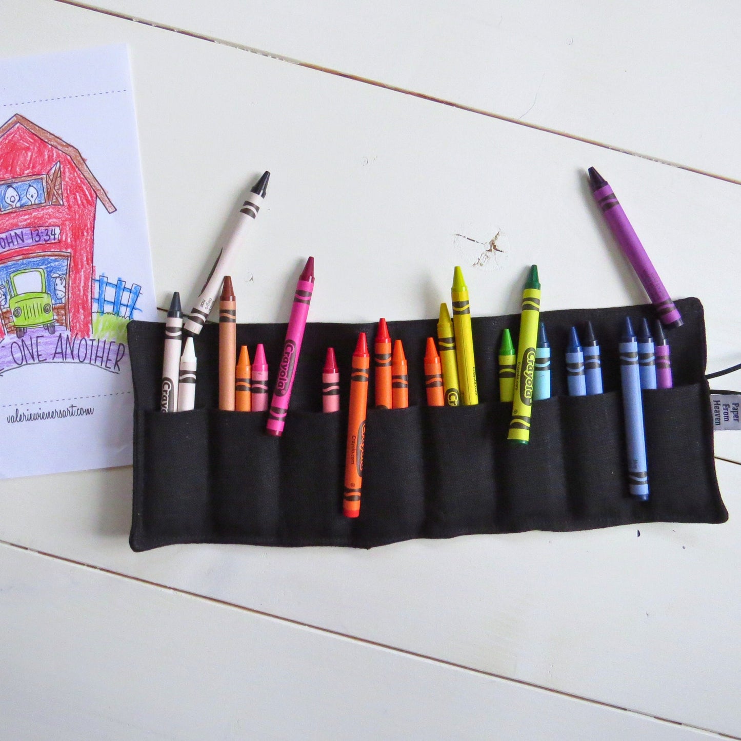 Black Crayon Holder