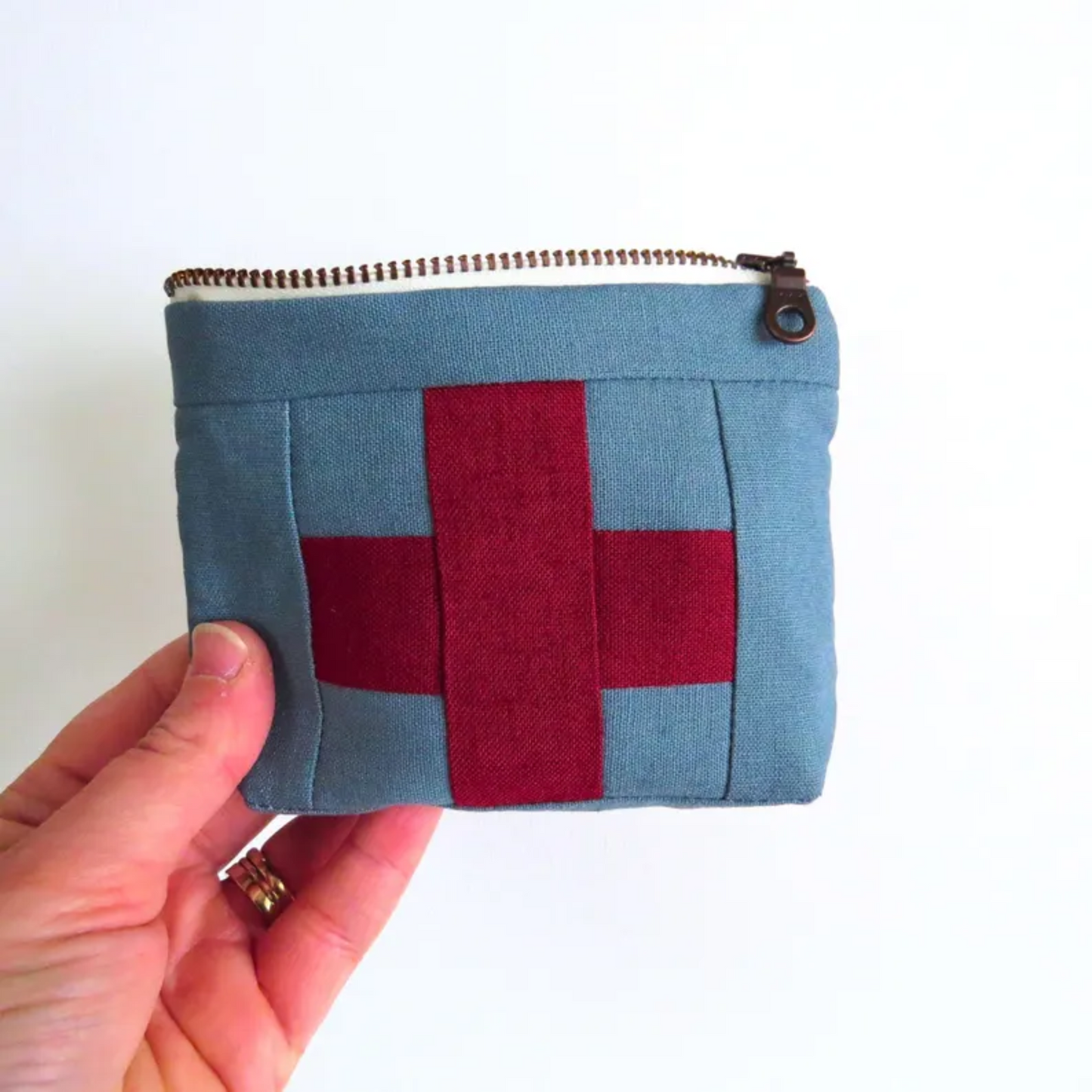 Mini Rain Blue First Aid Kit • Red Cross