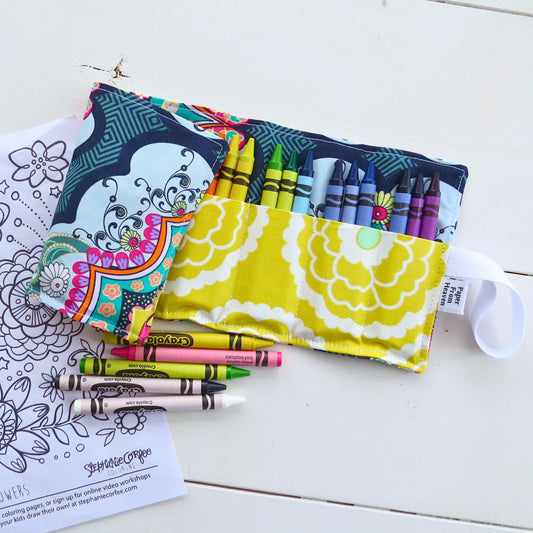 Girls Retro Crayon Holder • Brit Boutique