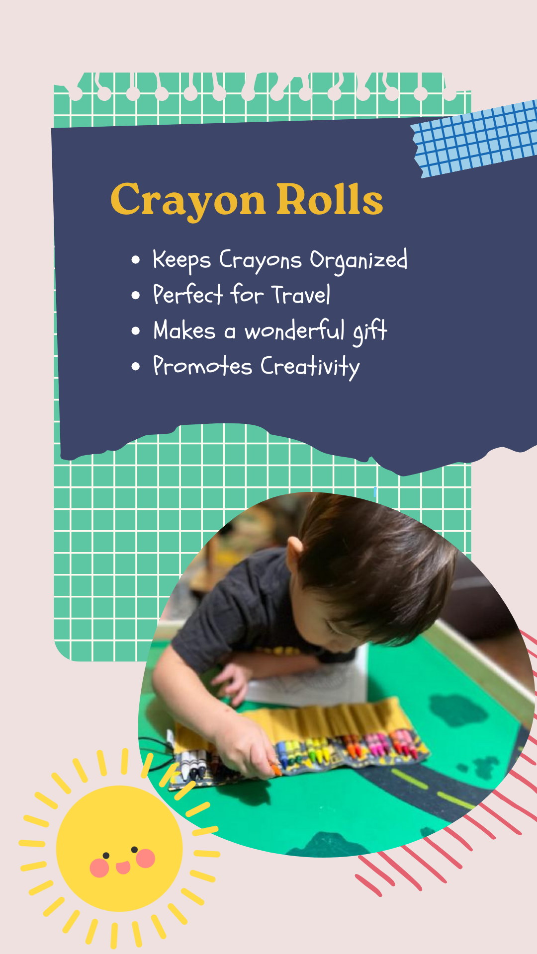 Fox Forest Crayon Holder