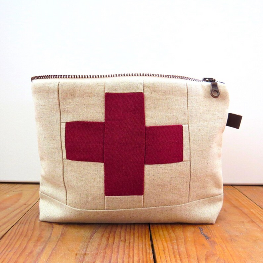 Medium Cream First Aid Kit • Red Cross