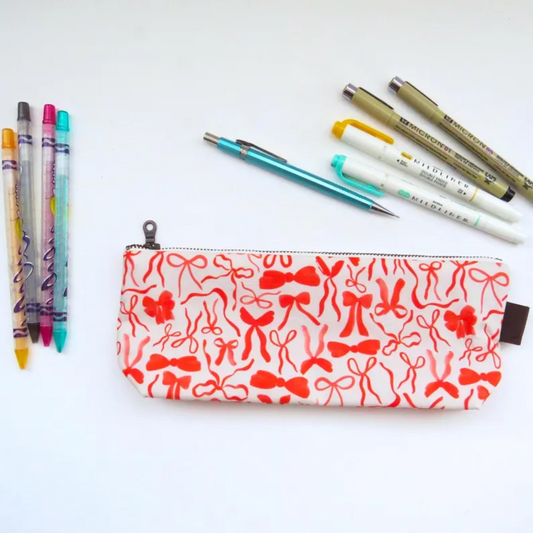 Coquette Bow Pencil Case