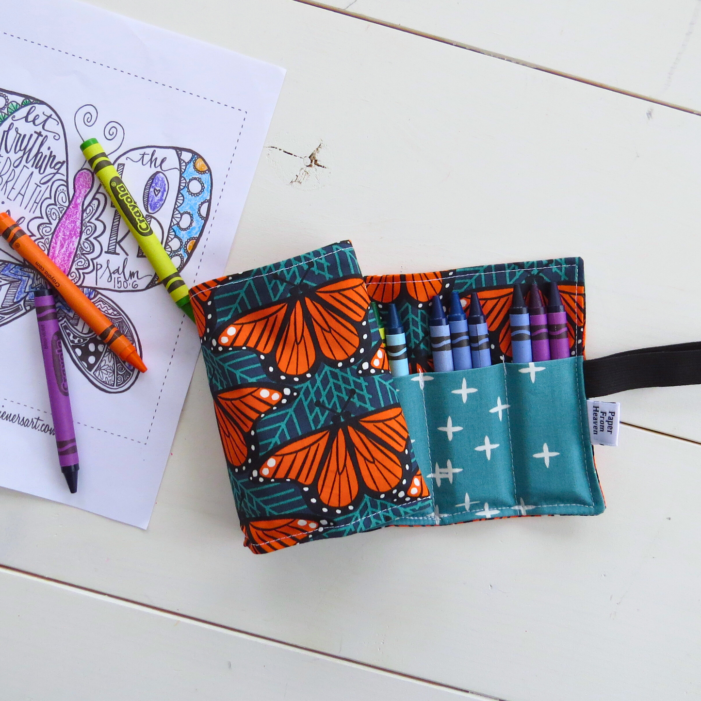 Butterfly Crayon Holder