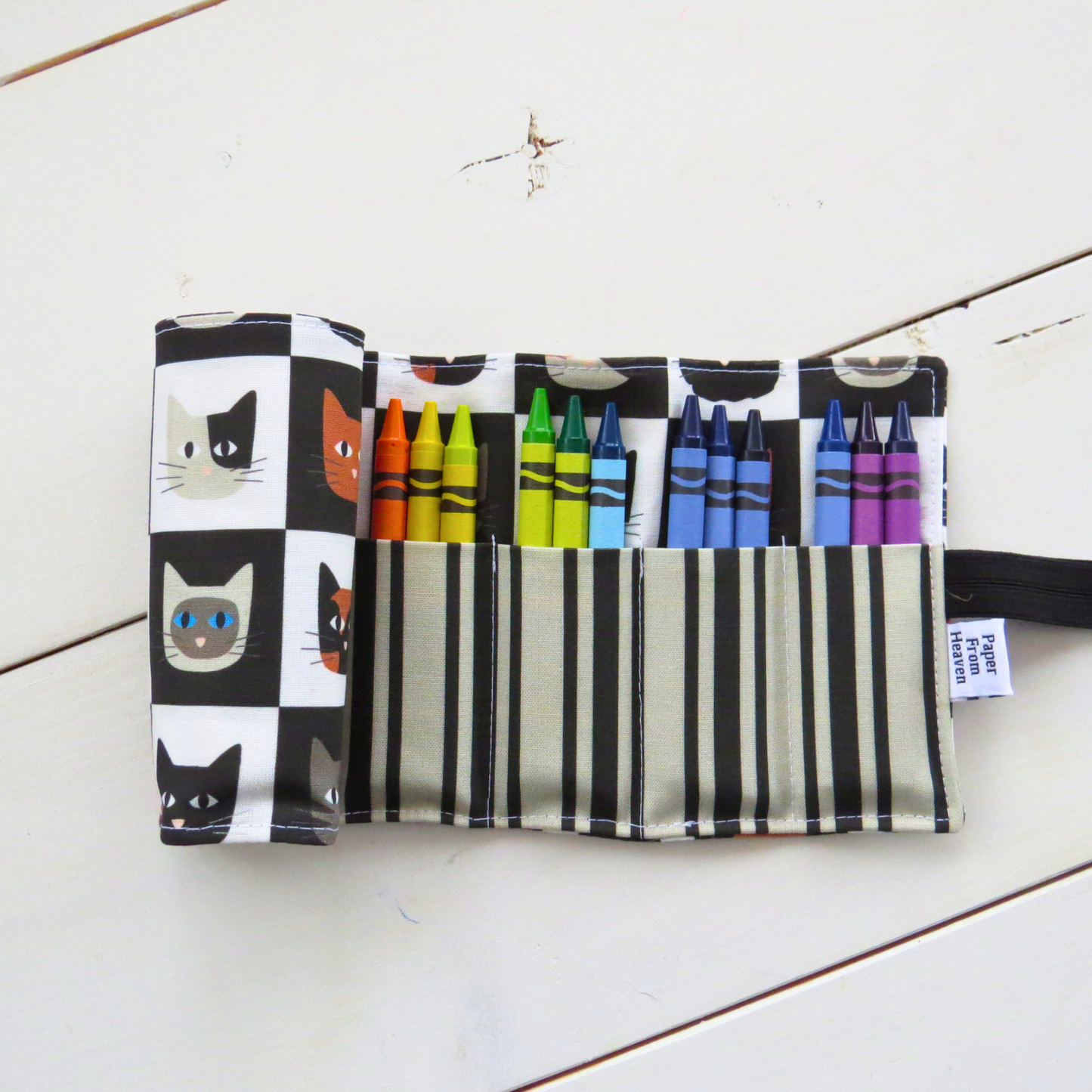 Kitty Cat Crayon Holder