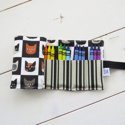Kitty Cat Crayon Holder