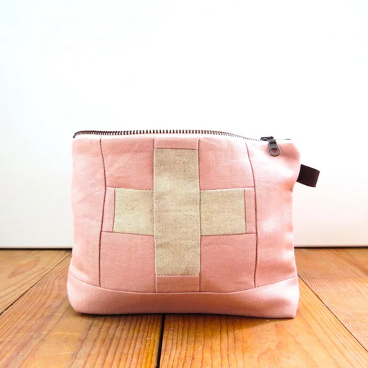 Medium Rose First Aid Kit • Cream Cross