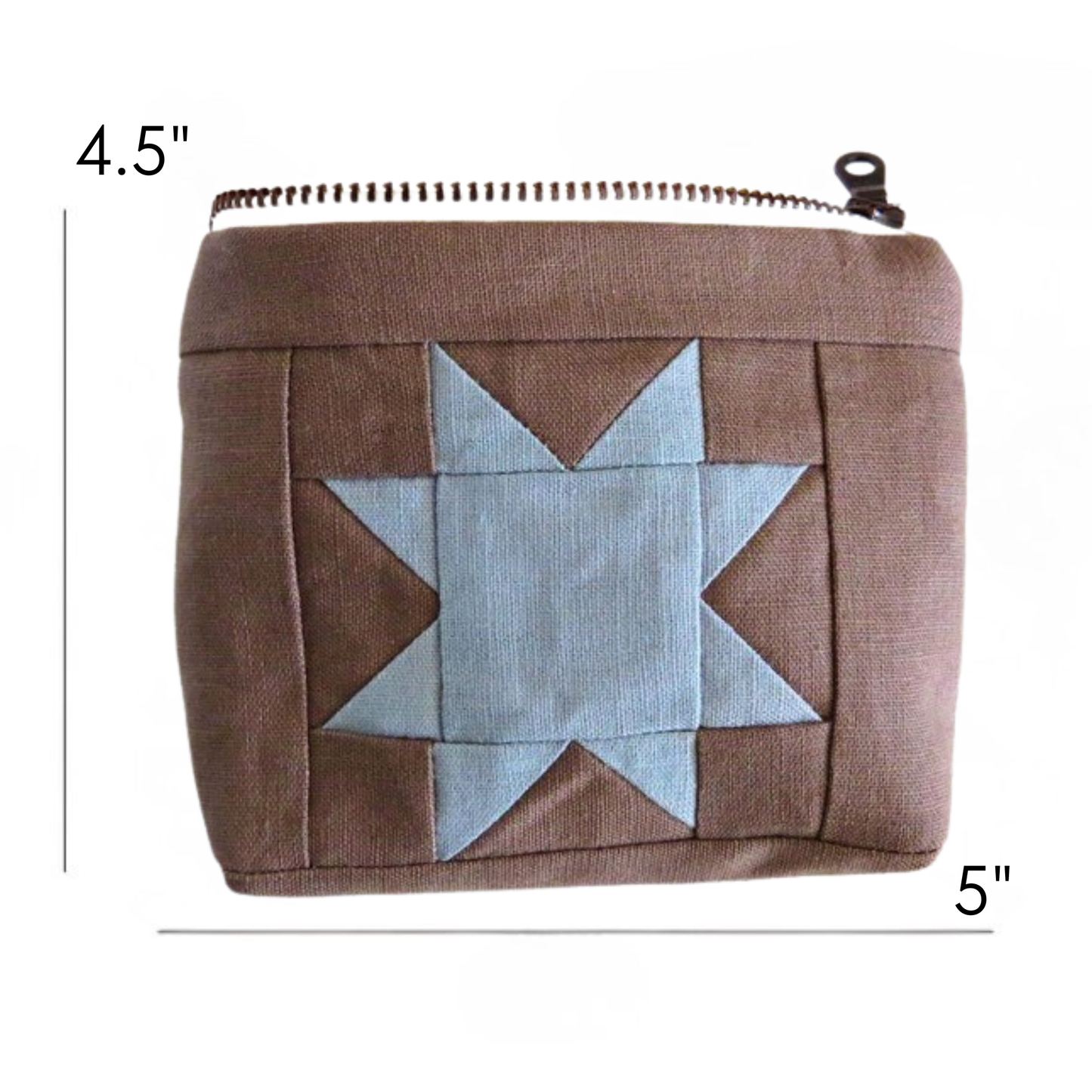 Milkcan Sawtooth Star Zipper Pouch • Storm Star