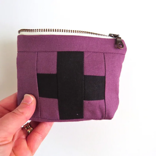Mini Plum First Aid Kit • Black Cross