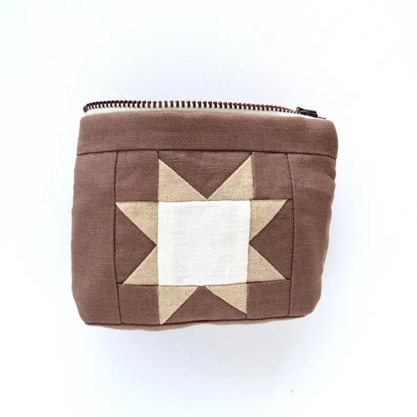 Milkcan Sawtooth Star Zipper Pouch • Star